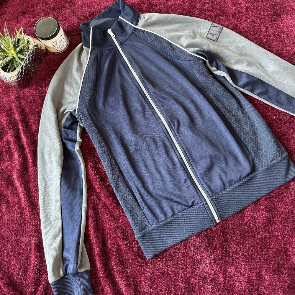 A|X ARMANI EXCHANGE Full Zip Up Track Jacket Men's SIZE S